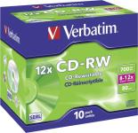 Verbatim - CD-RW 700MB 12X 10er JC