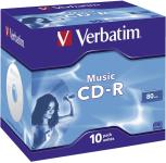 Verbatim - CD-R 80Min 10er JC AUDIO